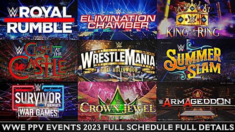 wwe network events|list of wwe ple.